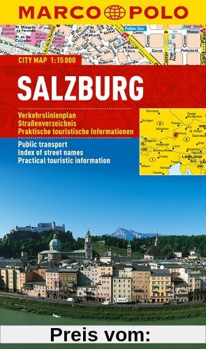 MARCO POLO Cityplan Salzburg 1:15 000 (Marco Polo City Maps)